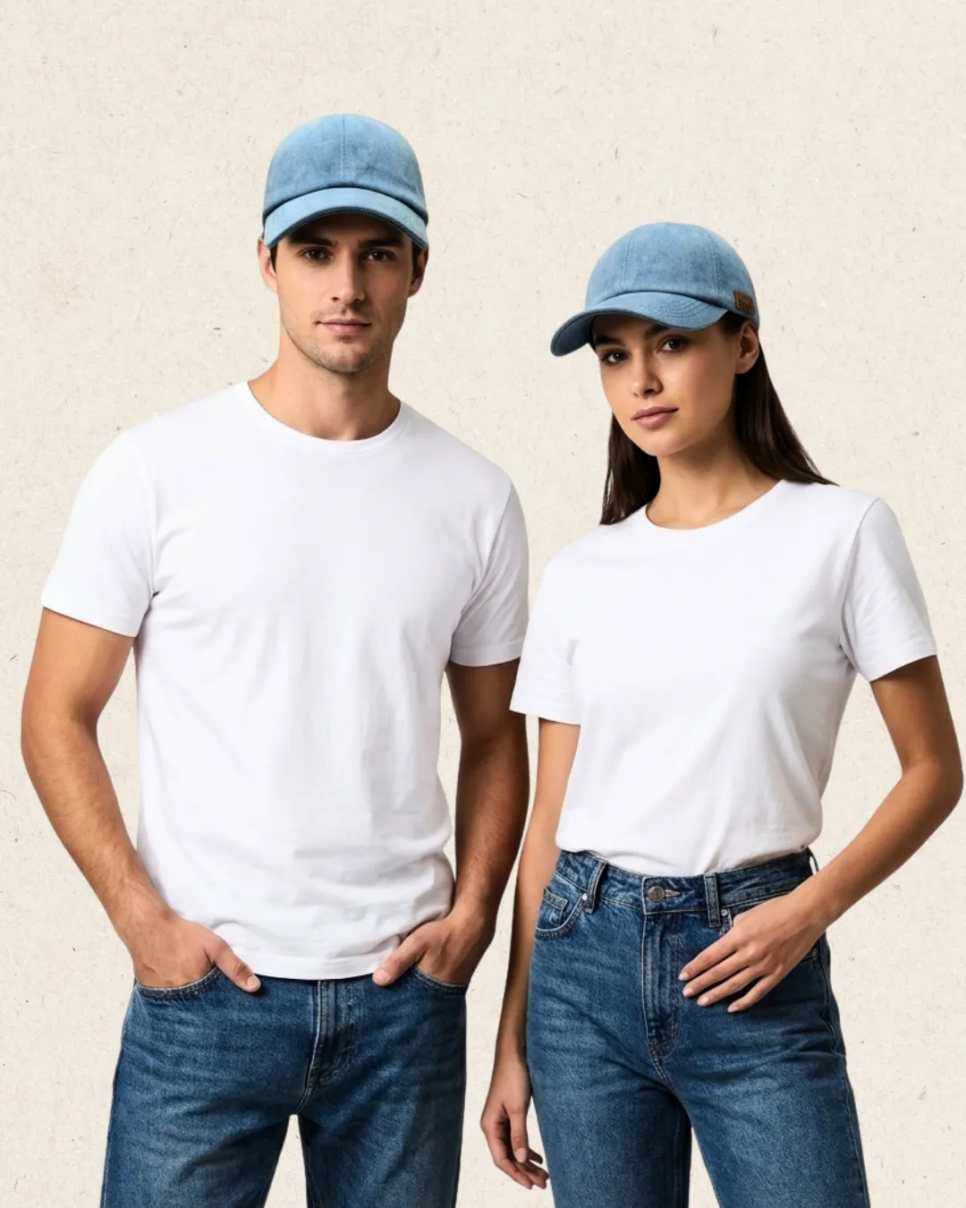 MILO Cotton Canvas Unisex Baseball Cap Sky Blue